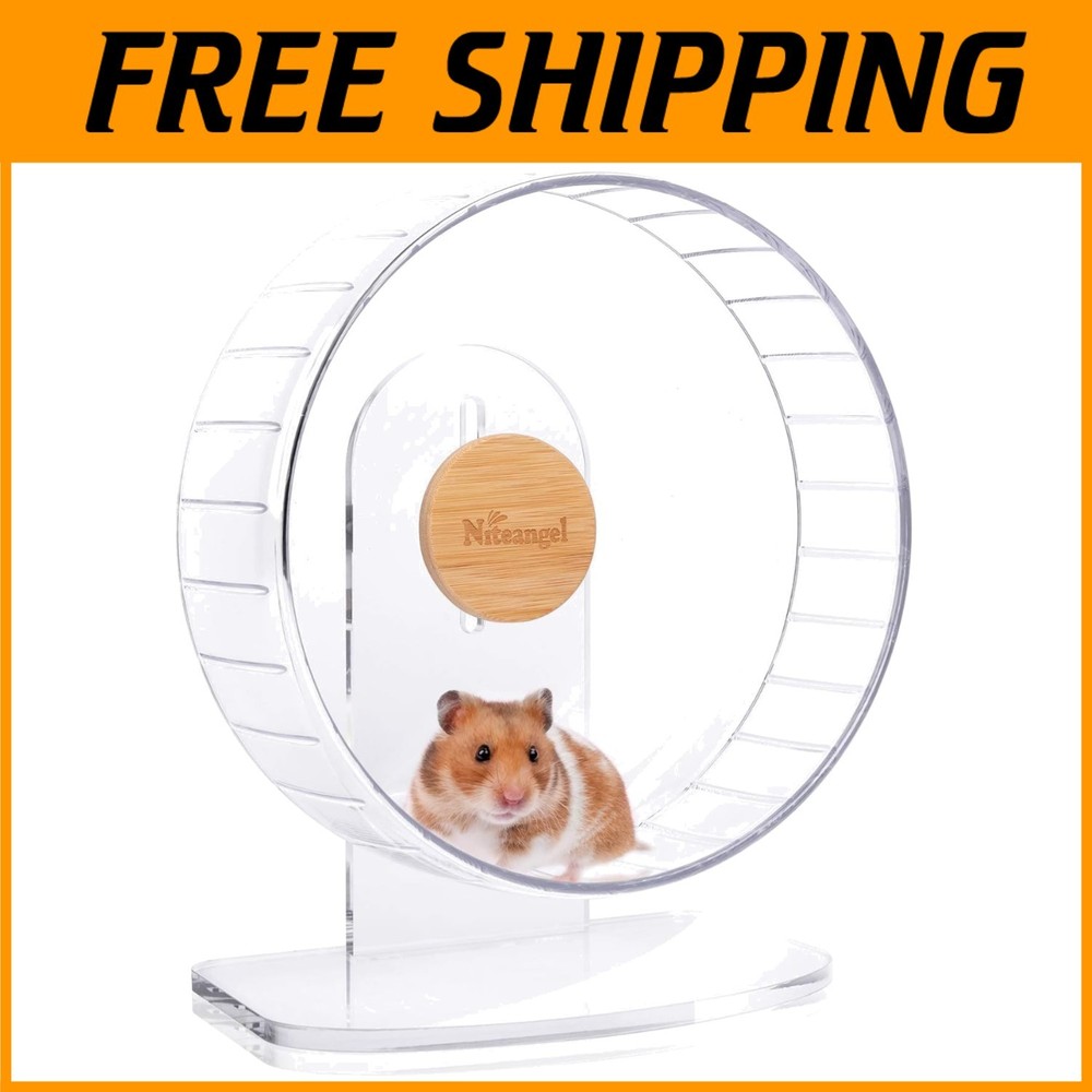 Sturdy Hamster Wheel with Adjustable Stand