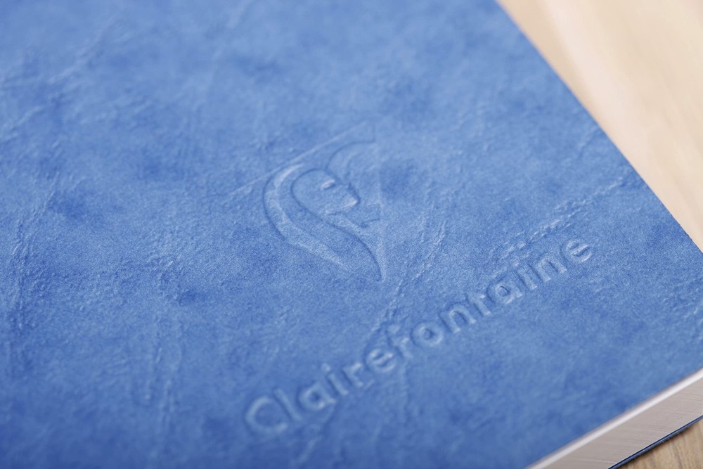 Clairefontaine Basic Wirebound Notebook w/ 3 pockets - Ruled 60 sheets - 6 x 8