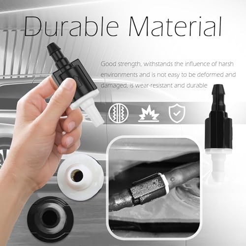 2PCS Windshield Washer Check Valve,Windshield Washer Nozzle Check Valve
