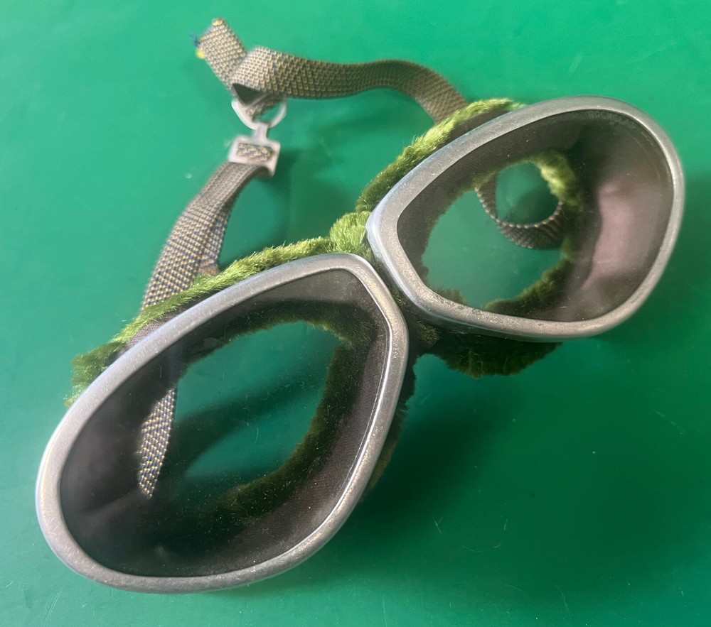 PRE WAR H.B. FLYING GOGGLES W/FUR LINING