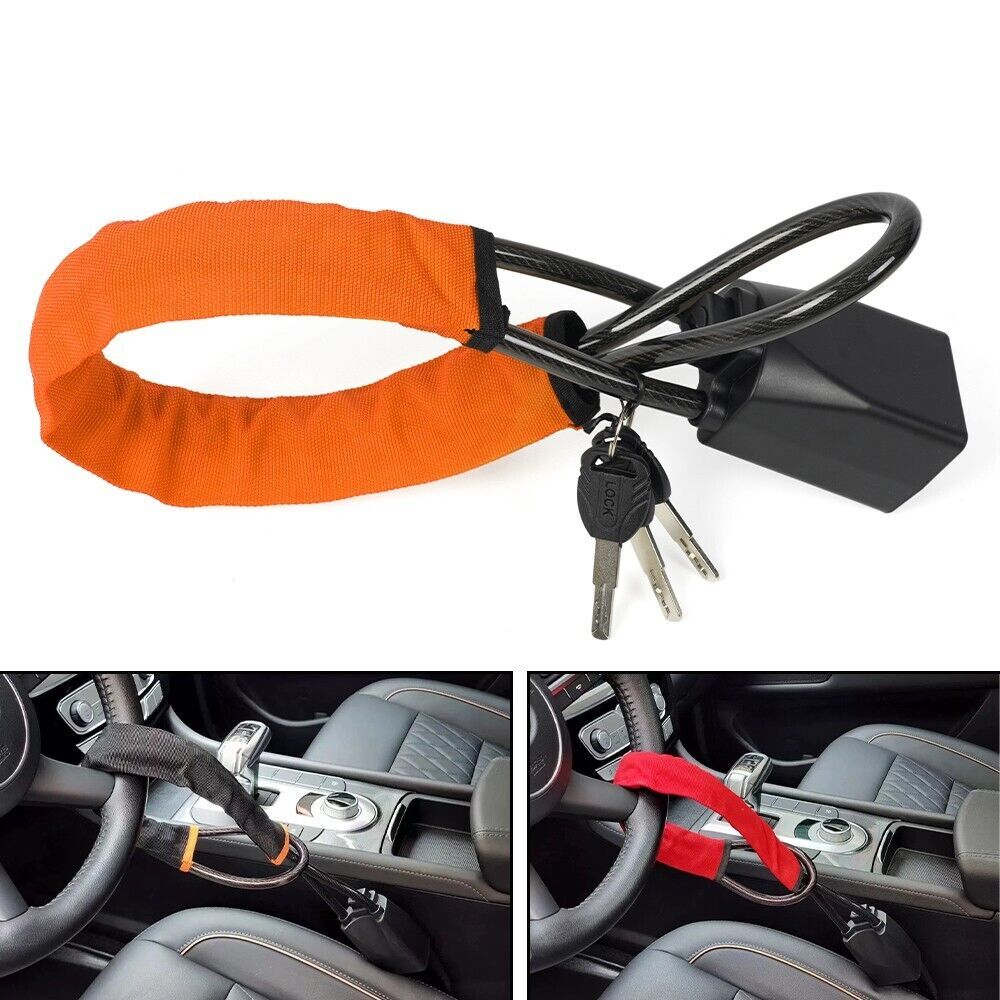 Universal Steering Wheel Lock Anti-Theft Security System Car Truck SUV Auto Lock