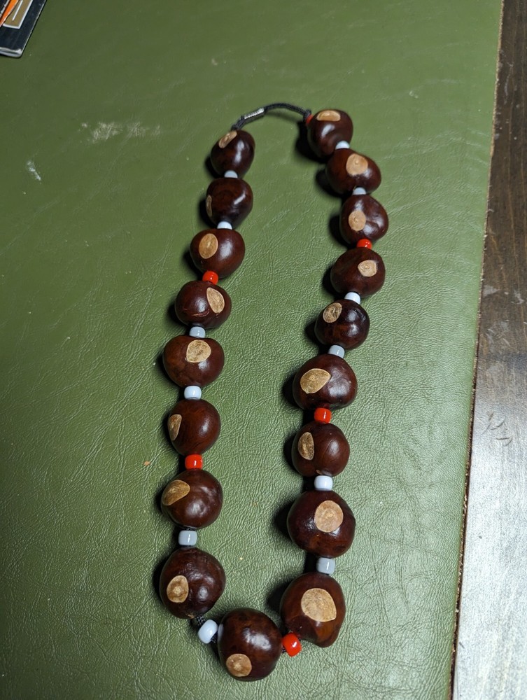 Ohio State Buckeye necklace