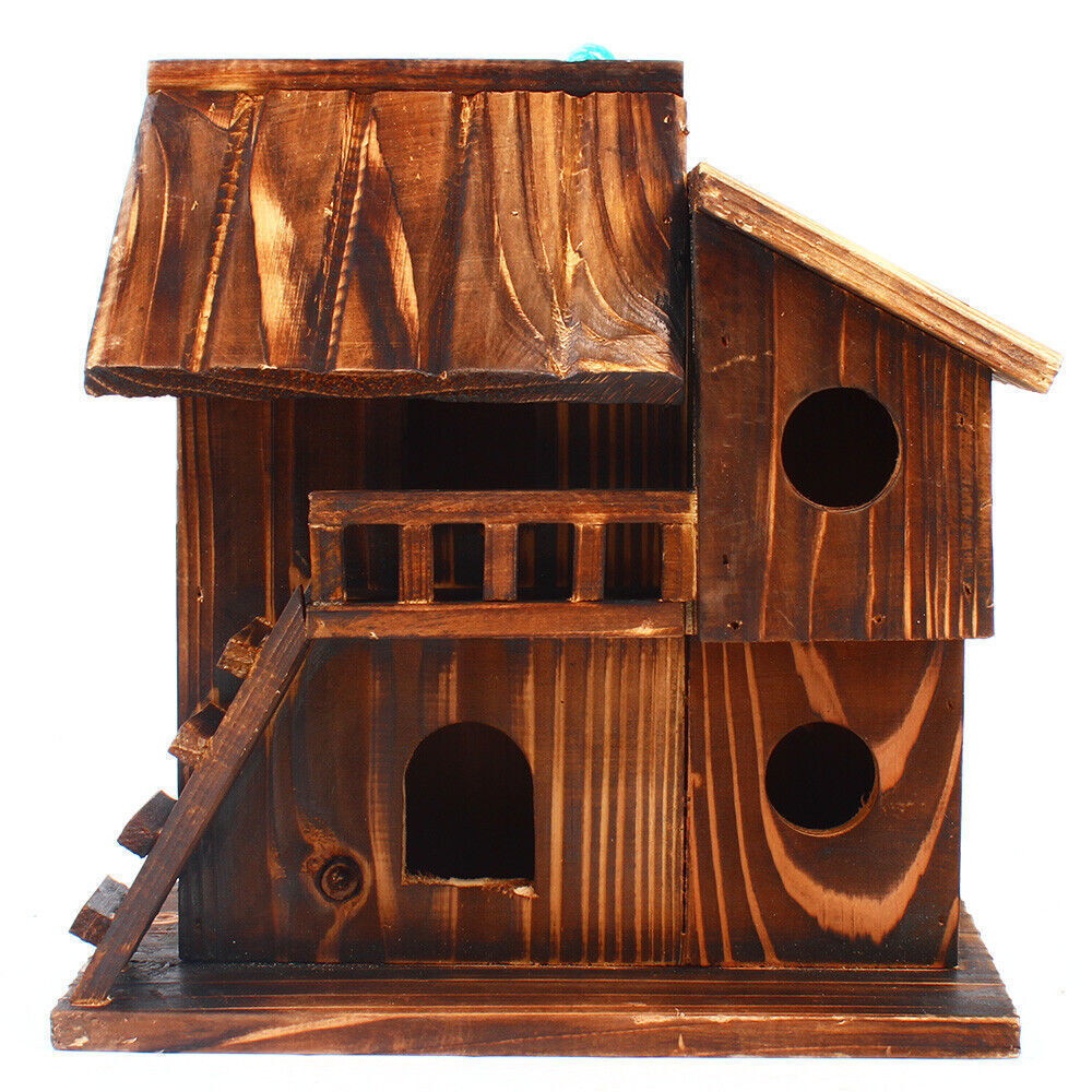 Squirrel House Nesting Box Bird Nature Animals Safety Wooden Nest Protector USA