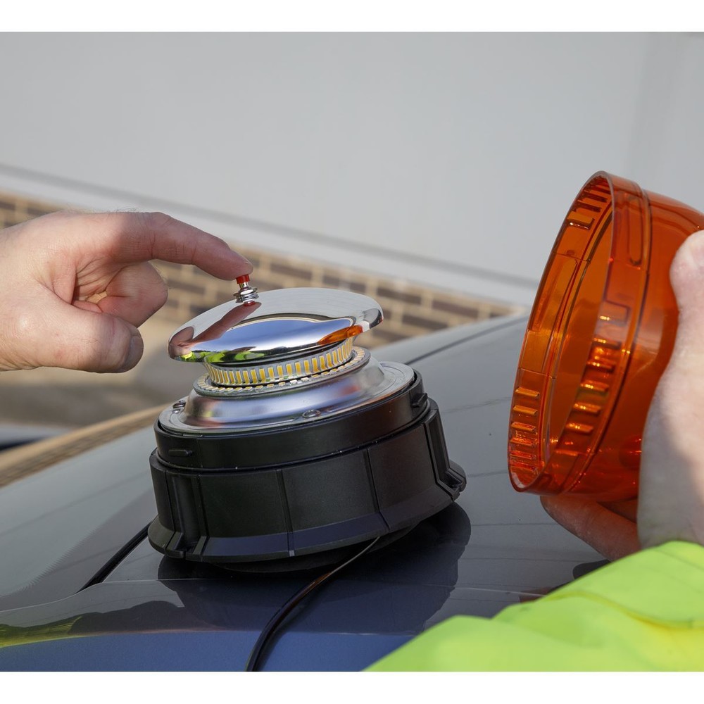 Sealey Warning Beacon 45 LED 12/24V Magnetic Base