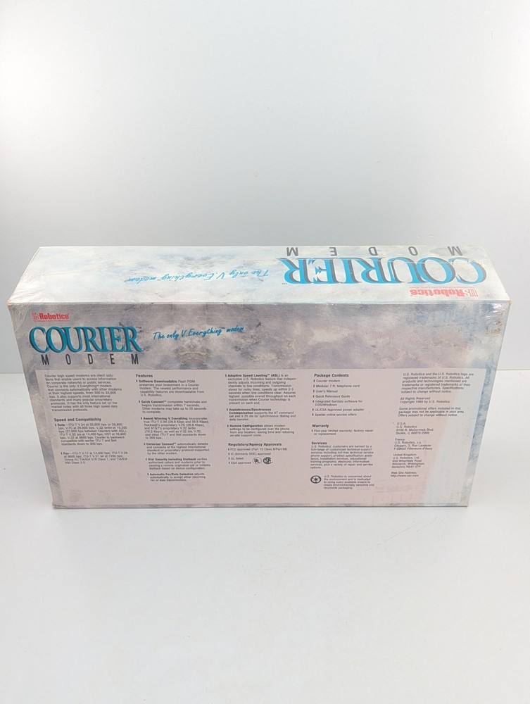 Sealed NOS US Robotics Courier Modem V.Everything with V.34