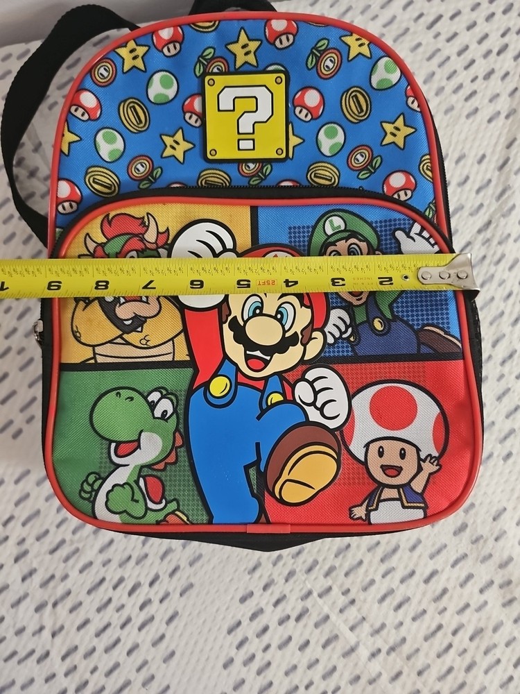 Super Mario Backpack- Kids - Mario And Luigi 11" MINI Backpack
