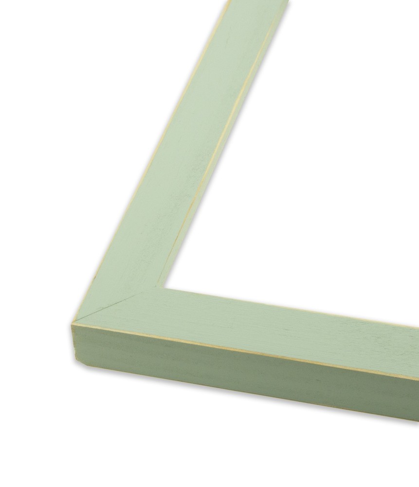 Distressed Emily - Robin Egg Blue Picture Frame - Solid Wood