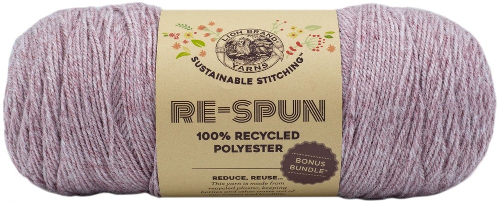Lion Brand Re-Spun Bonus Bundle Yarn-Blush - 3 Pack