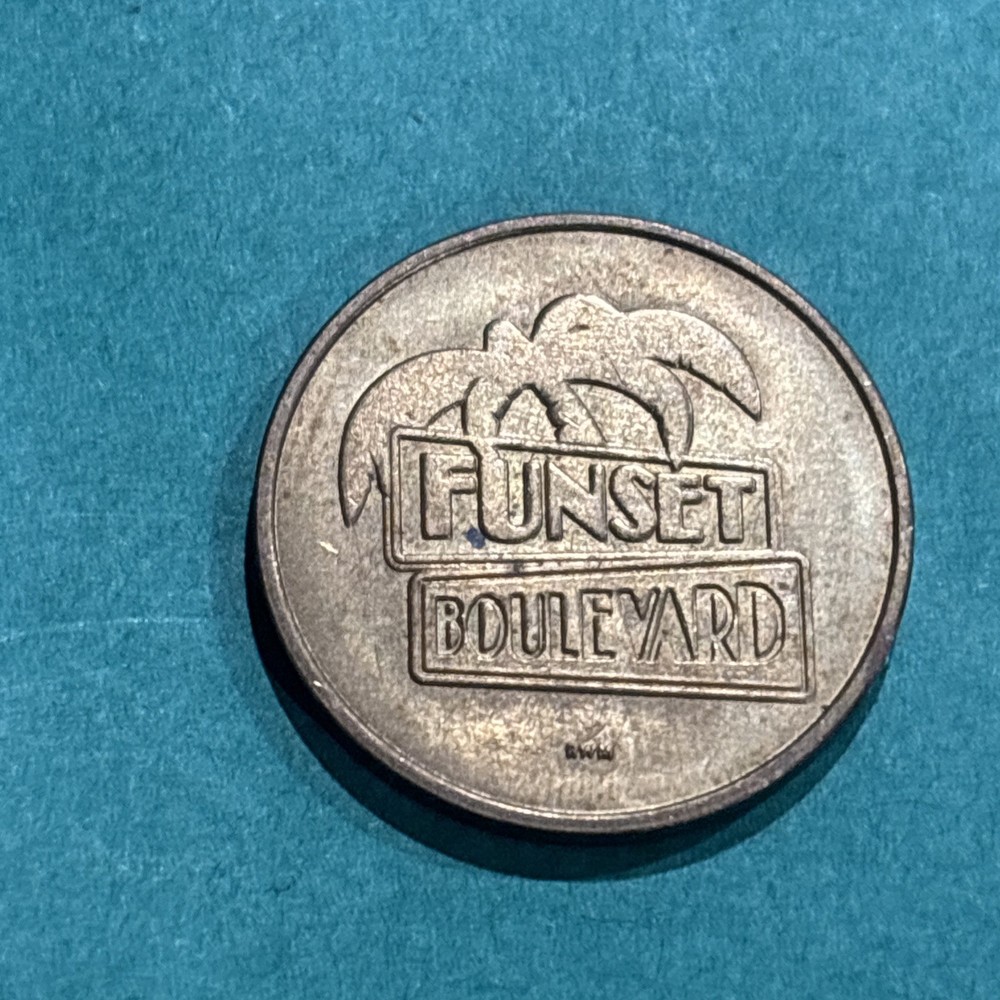 Funset Boulevard Arcade Appleton, WI Game Token