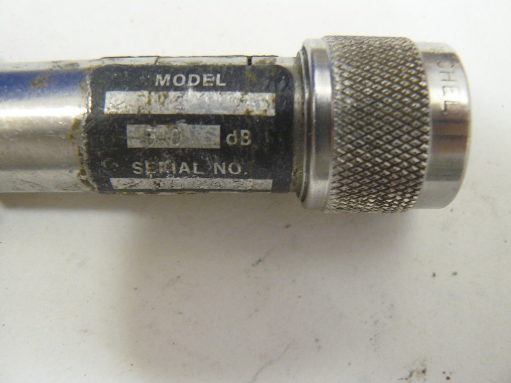 Weinschel Model 1 50dB Coaxial Fixed Attenuator