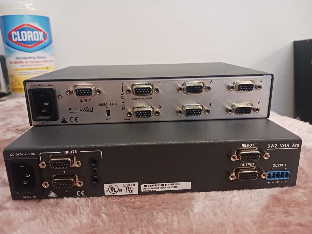 Extron VGA Distribution Amplifier & VGA Audio Switcher