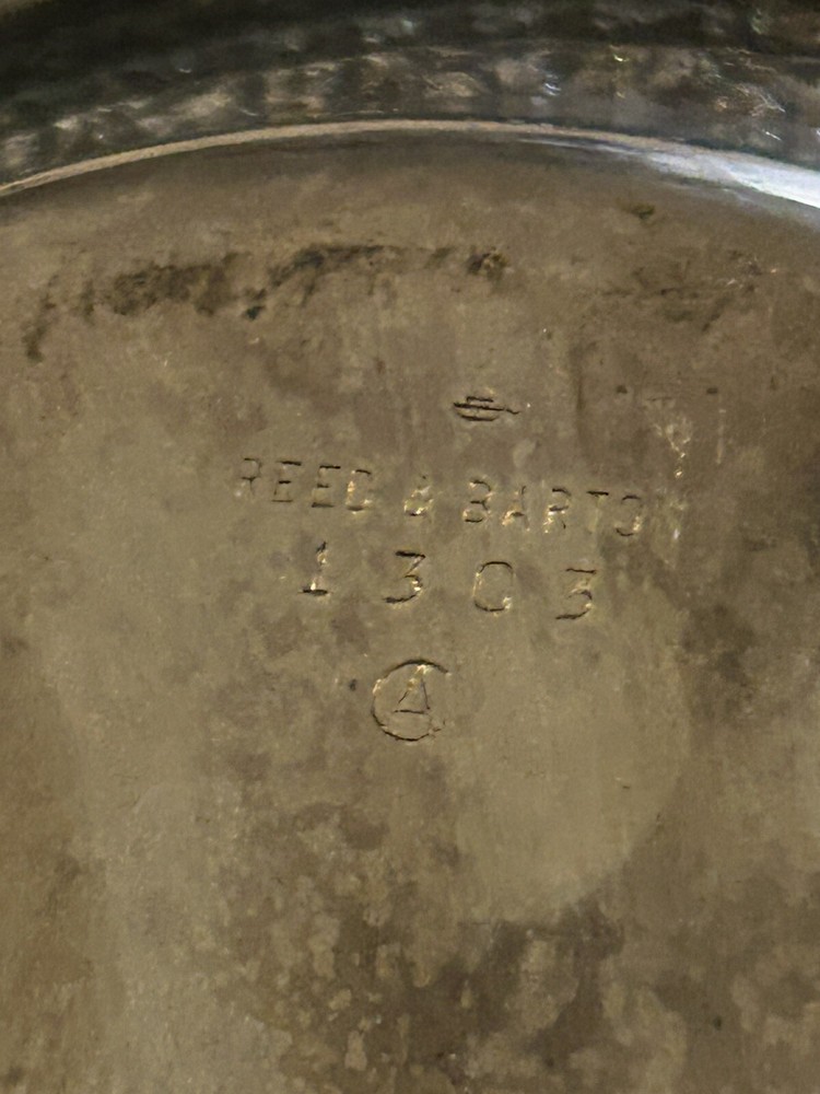 Silver Plated Candy Dish: Reed & Barton 2pc Item