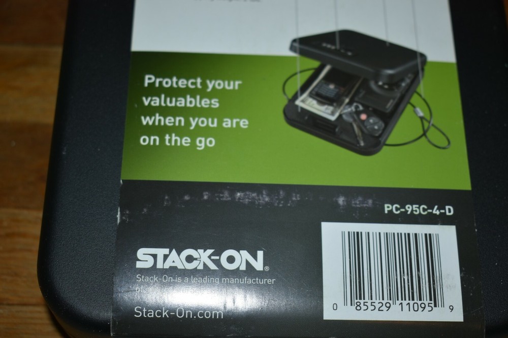  Gun Case Stack-On PC-95C-4-D Portable Black Combination Lock Security Case