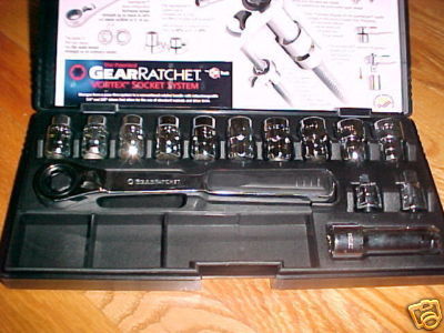 GearRatchet, 14pc. Met Vortex Socket Set, Part #8914