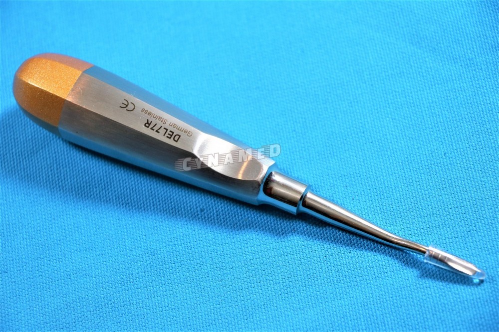 2 Dental Elevator Serrated No 77R E77R Light Handle Dental Instruments-German