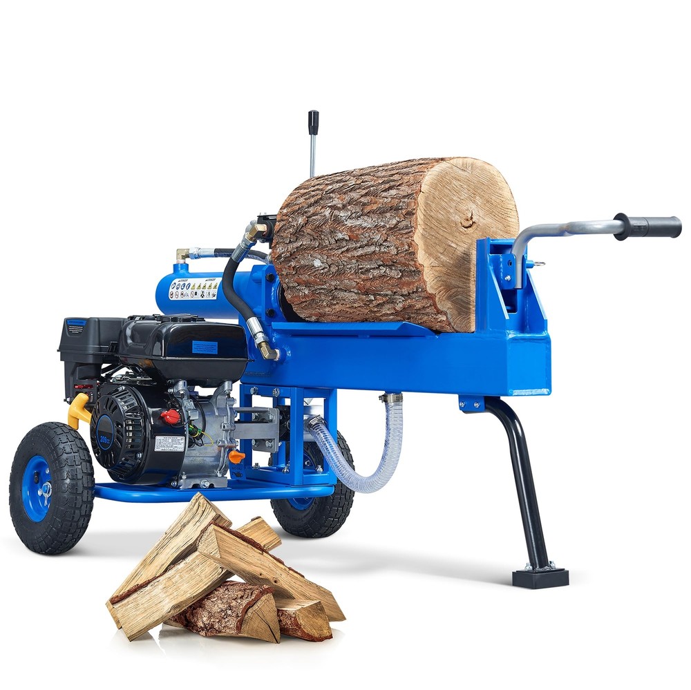 Portable Gas Log Splitter Firewood 20Ton 7HP Engine Rapid Auto Return Ram System