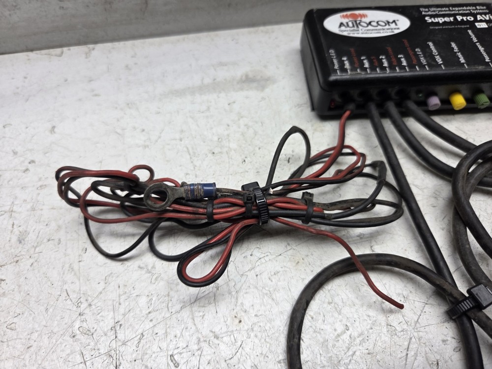 Autocom Super Pro Avi Communication Module Audio Unit Intercom Assembly Wires