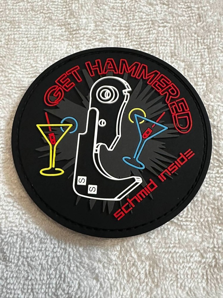 SHOT Show 2026 Get Hammered/Trigger Your Win" 2 Patch Bundle, Hook & Loop, NEW!