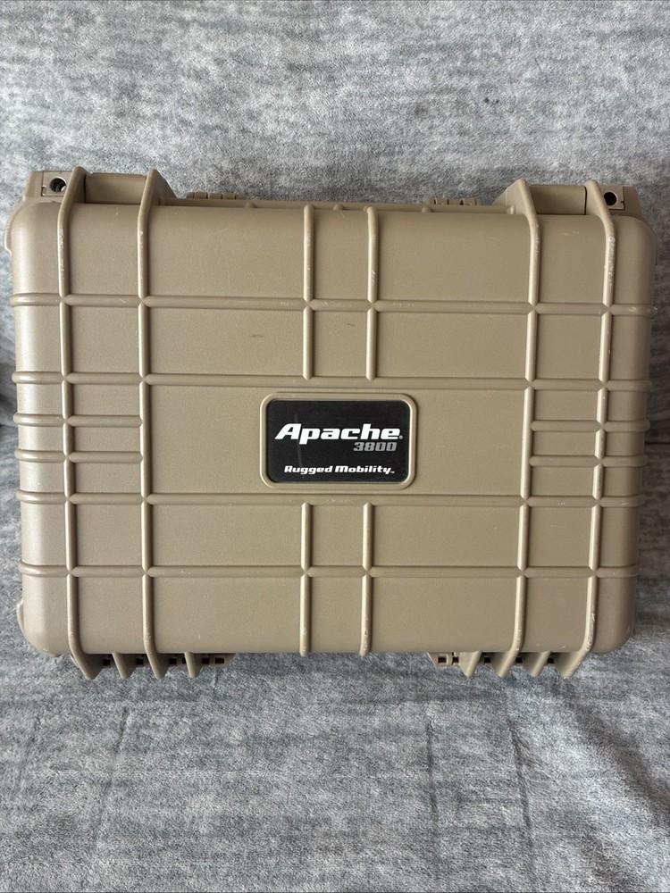 Apache 3800 Weatherproof Protective Case Tan.