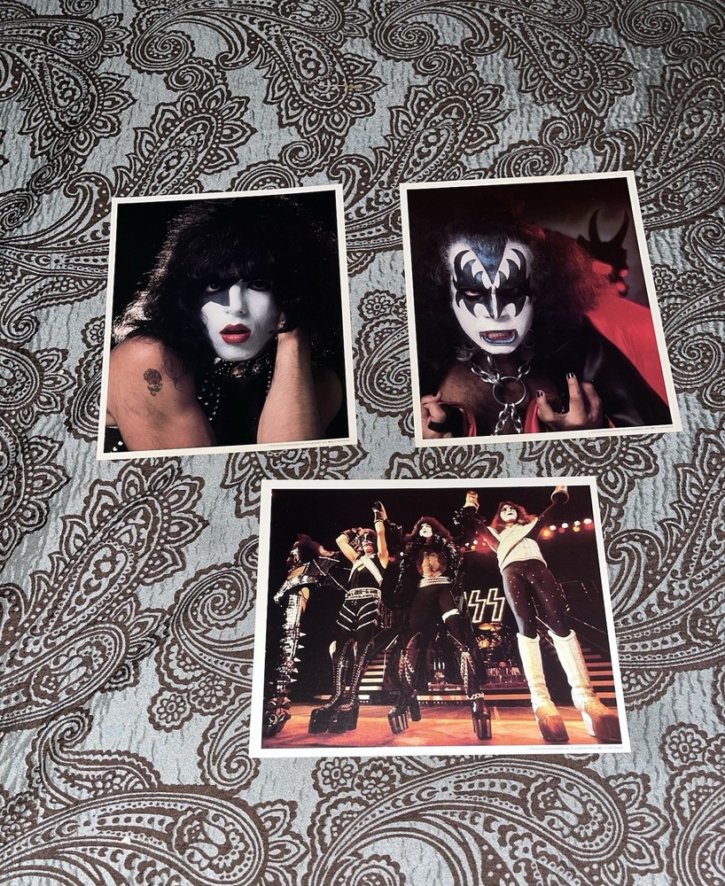 Vintage 1970’s Kiss Army Kit Membership Card Certificate Collection Aucoin