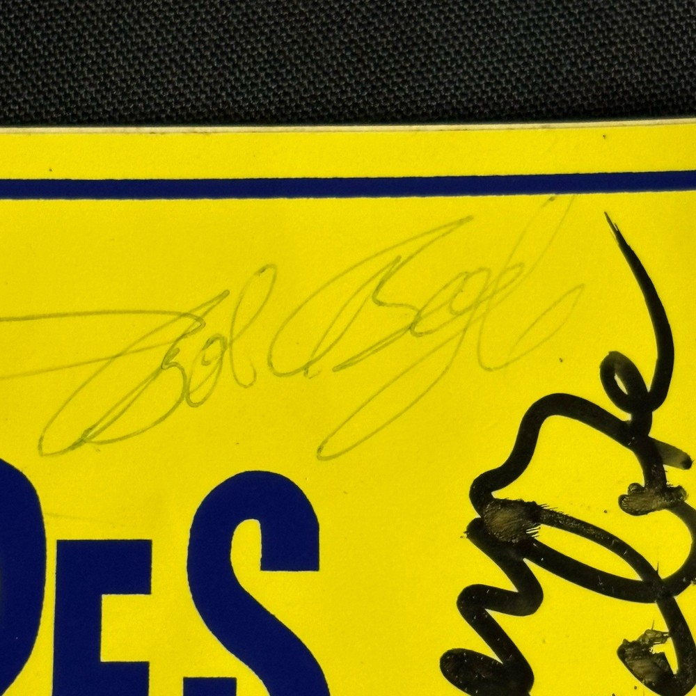 The VENTURES Autographed 3x8 Bumper Sticker Signed Wilson, Taylor, Bogle, McGee
