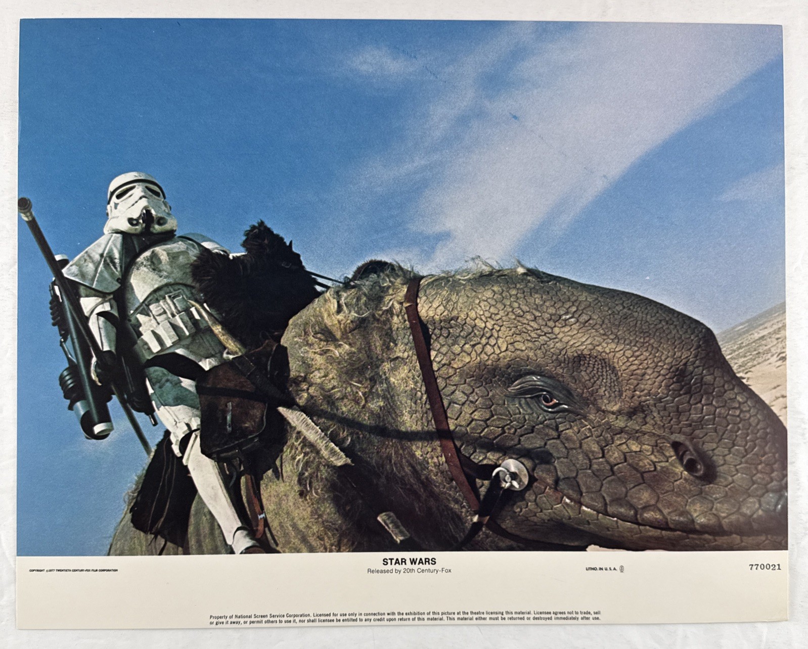 STAR WARS Lobby Card Set of 8 (VeryFine+) 1977 Sci-Fi Movie Poster 28082