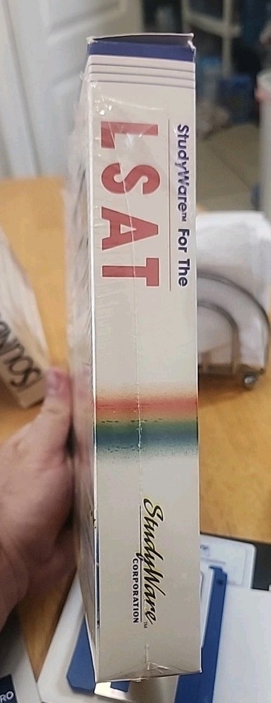 Vintage Cliff Notes LSAT Prep Guide Study Ware Computer Software For IBM PC, XT