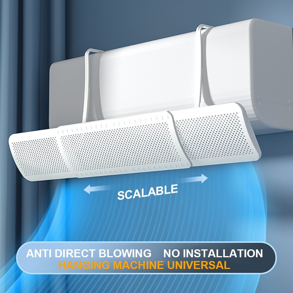 Air Conditioner Wind Shield Anti Direct Blowing Deflector Baffle Universal