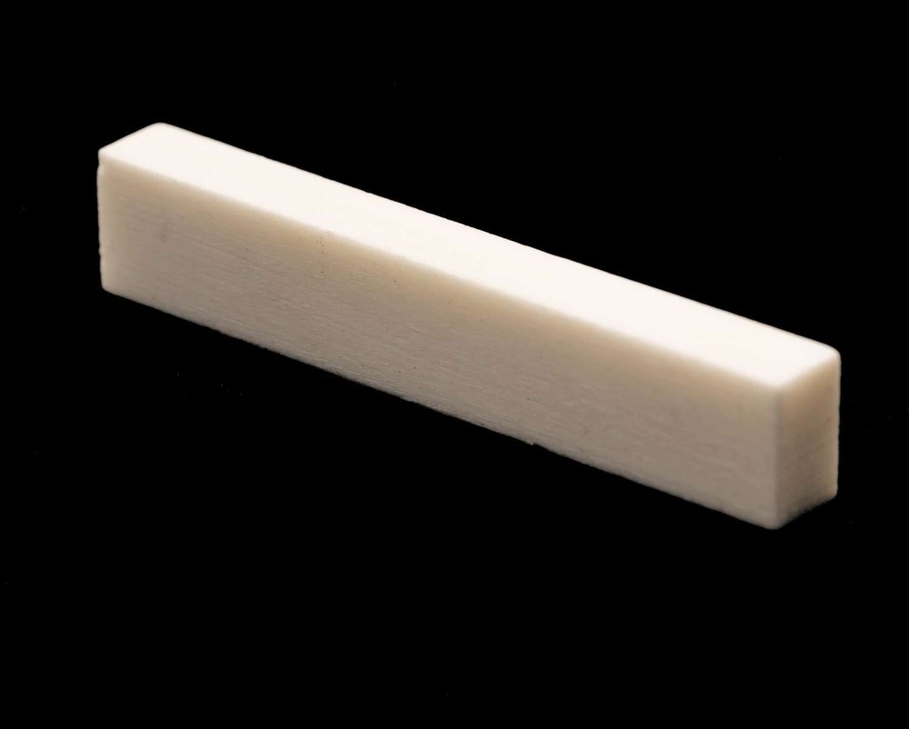 Tone Ninja Genuine Bone Nut Blank, Bleached 1/4" thick NBT-NB24