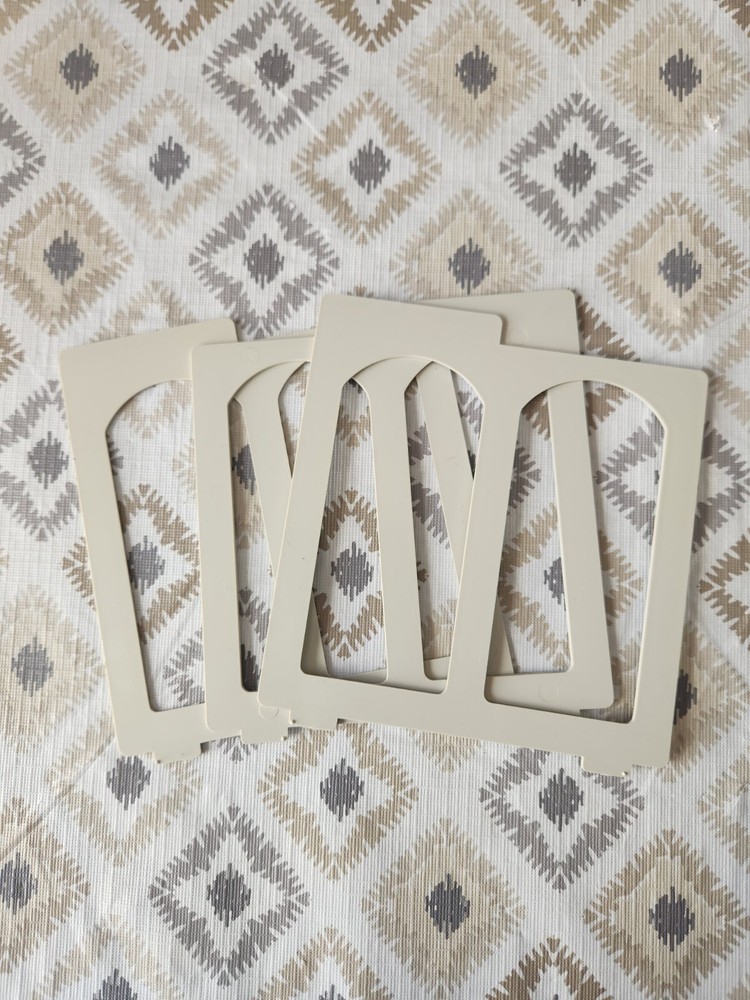 3 CD Disc Dividers for Storage Boxes- Gray plastic dividers