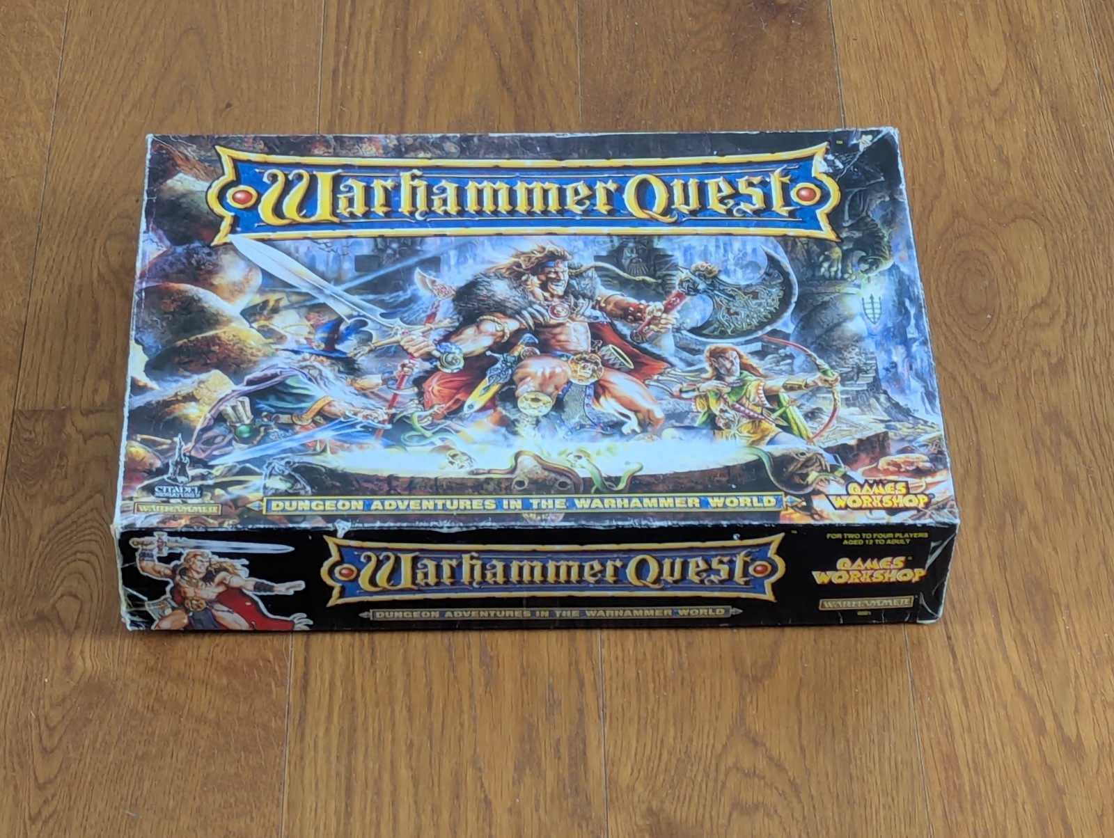 Warhammer Quest Box 1995 Near Complete, Plus Chaos Warrior Character pack