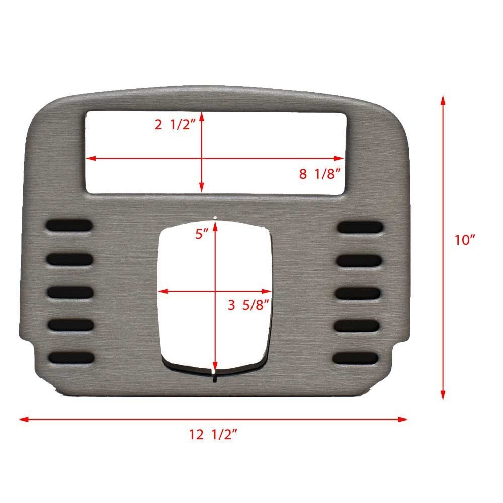 Ranger Boat Blank Chartplotter Panel 7202878A | Lowrance X-4 Pro Gray