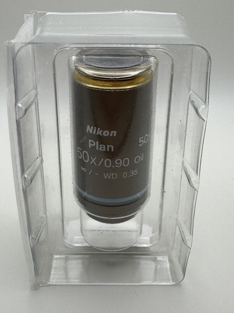 Nikon Plan 50x Oil Microscope Objective Lens (NEW Never Opened)