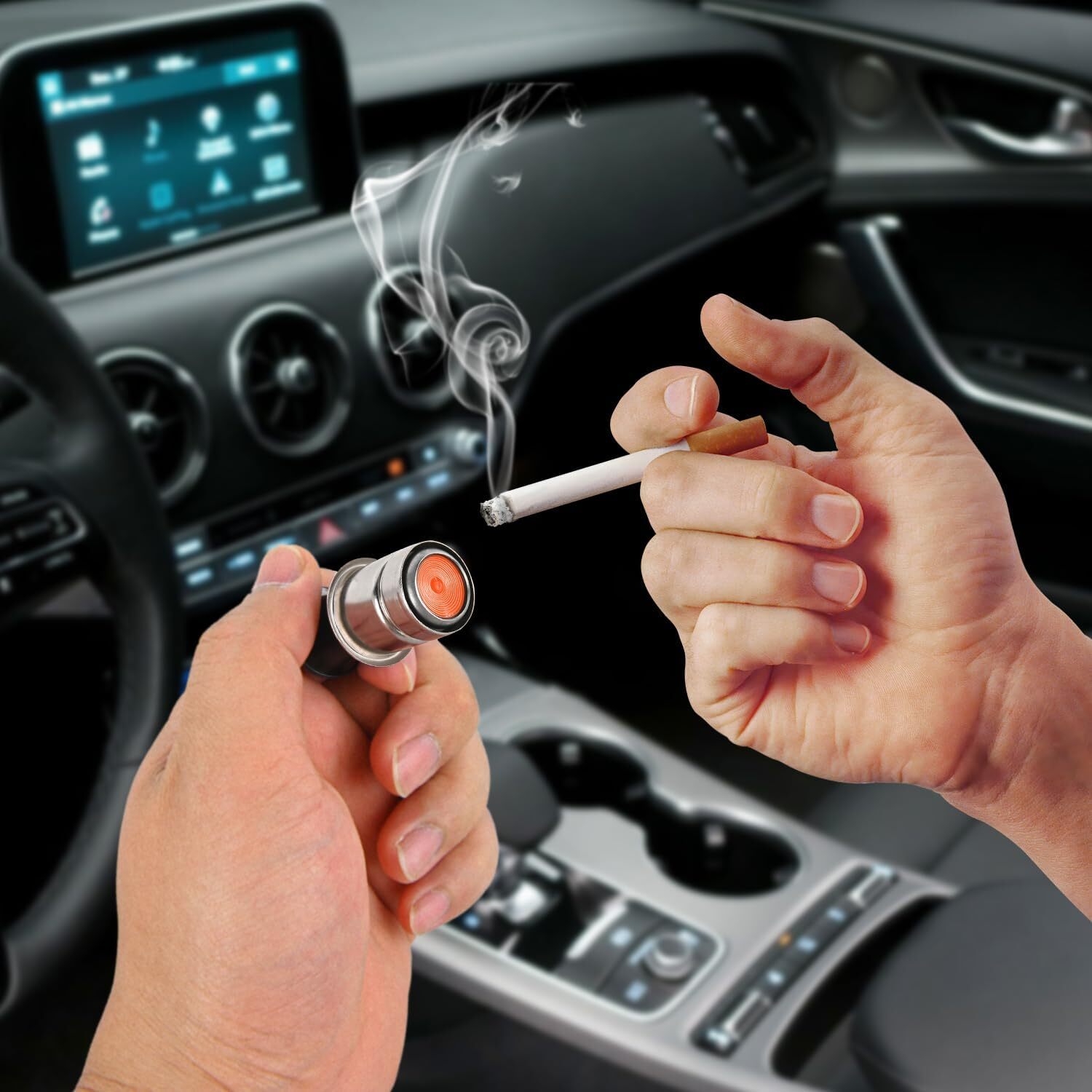 Nilight 12V Cigarette Lighter Car Replacement Socket with Terminals Wires