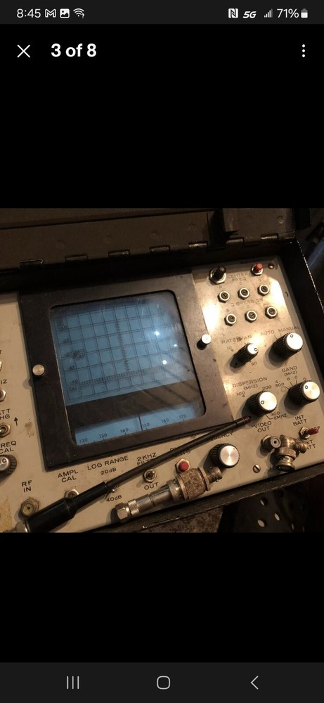Jerrold Texscan Field Strength Meter (Spectrum Analyzer) Model VSM-1