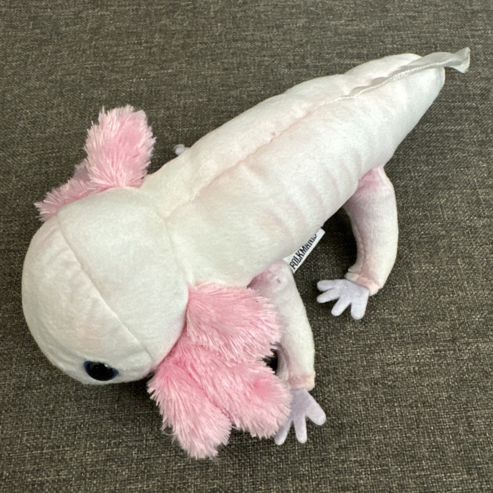 Folkmanis Axolotl Finger Puppet, 9"