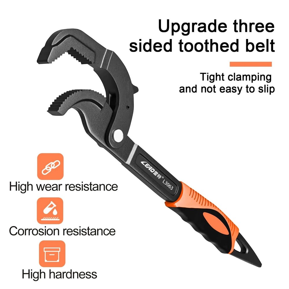 Multi-function Wrench - 10 Inch & 14 Inch Universal & Adjustable Wrench