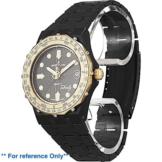 Mid 80's CASE Breitling Eric Tabarly Black Colab. Ref. 80790 28mm
