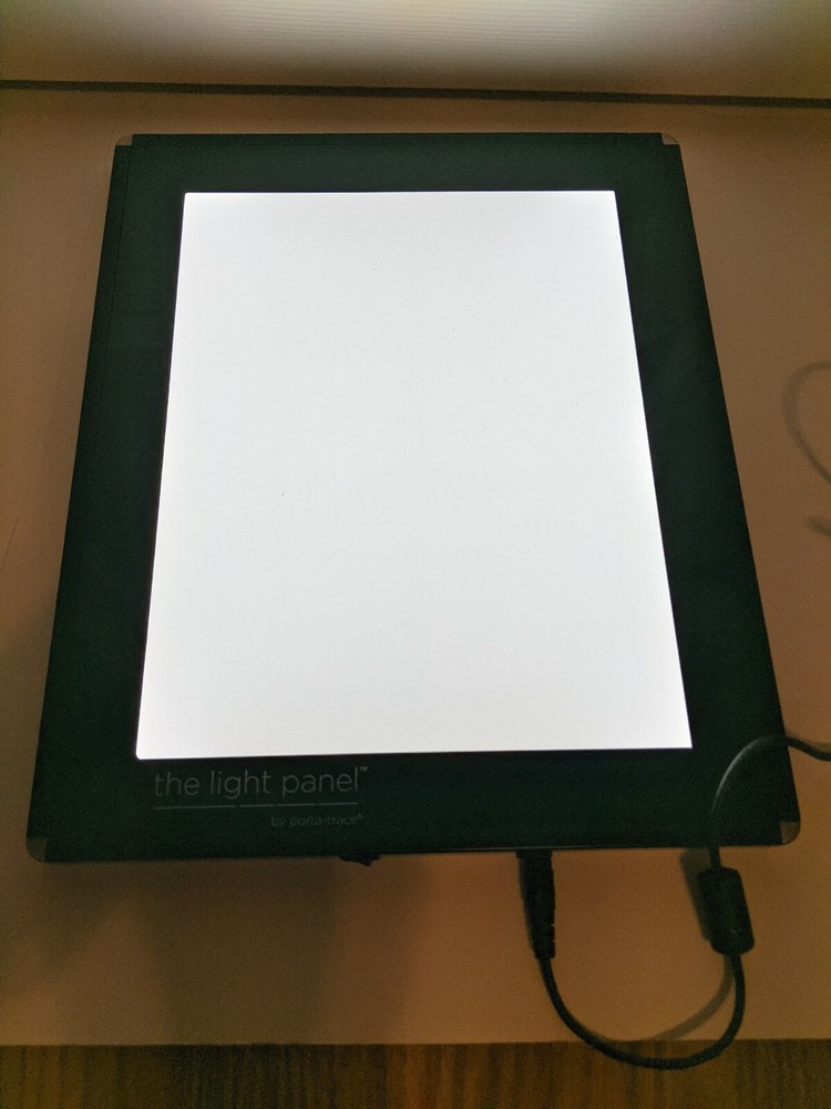 THE LIGHT PANEL Light Box - by porta-trace - 8.5" x 11" Work Surface