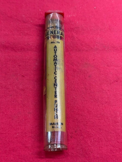 General Tools No. 79 Automatic Center Punch - rusty - Vintage