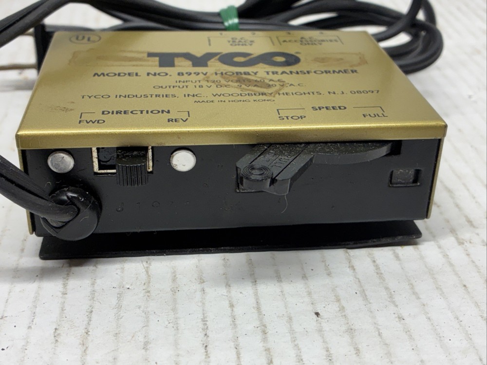 Tyco Hobby Transformer Model 899V Tested See Description