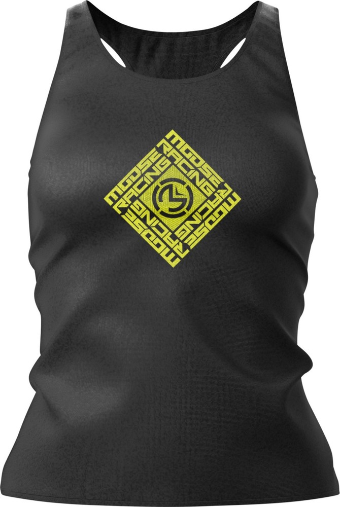 Moose Spin Sync Womens Tank Top Black