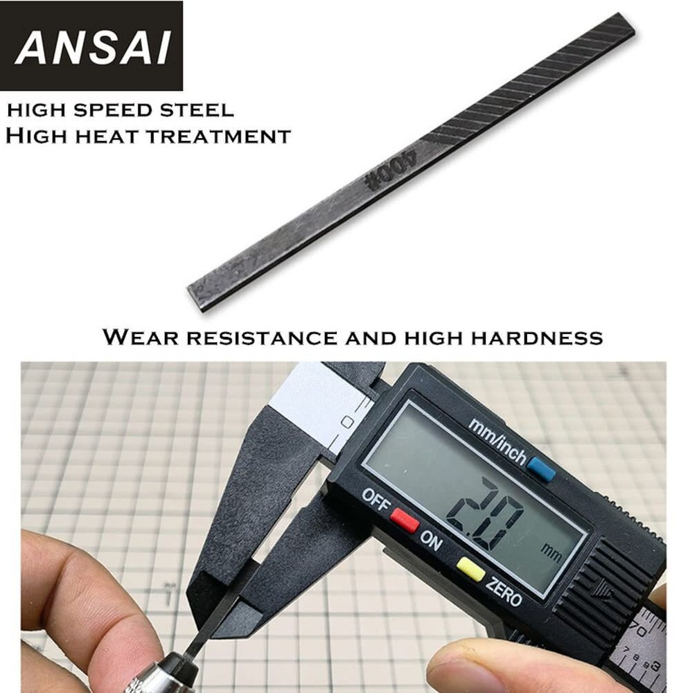 Precision File Set for Scale Model Hobbies Tools Plastic Models File File Pen...