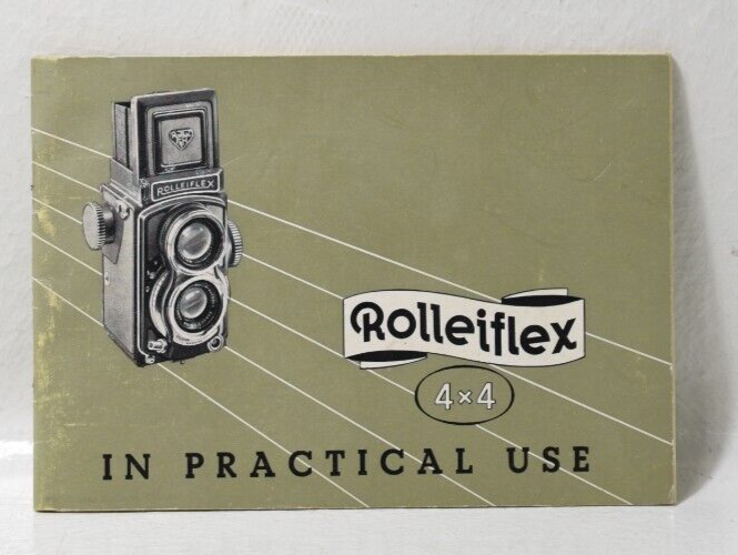 Rolleflex 4X4 Booklet and Instructions 35 pages