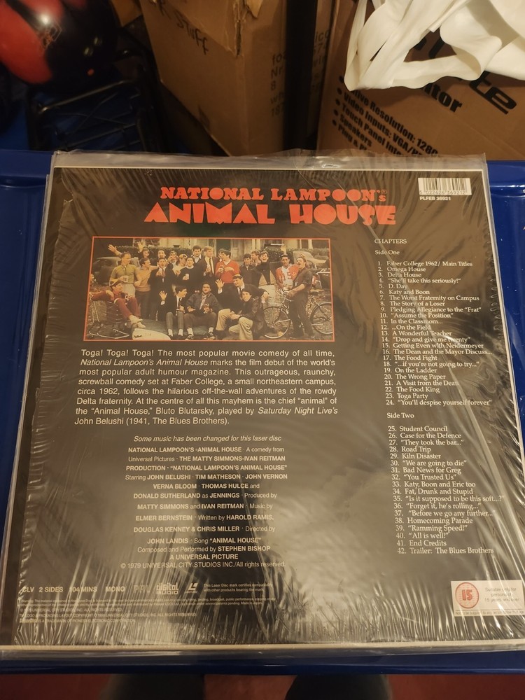 Animal House Laserdisc