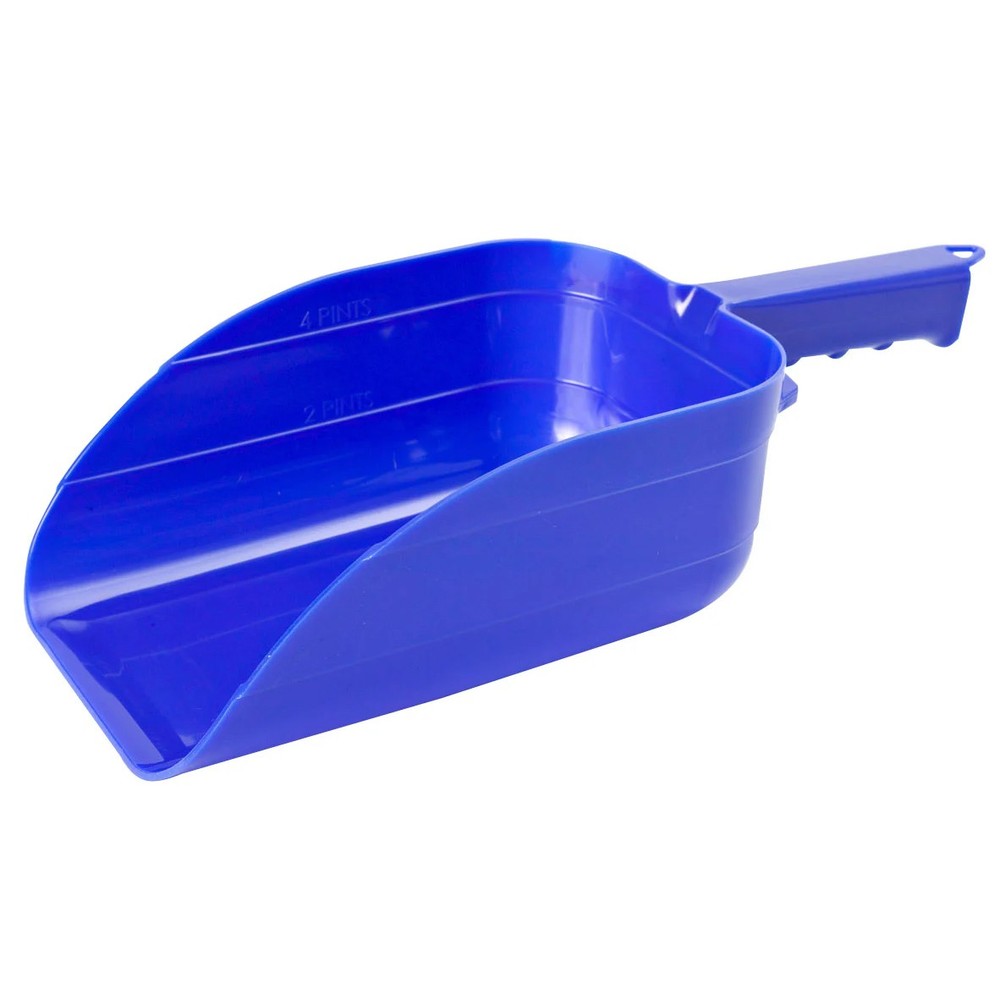 5 Pint Plastic Utility Scoop, Blue