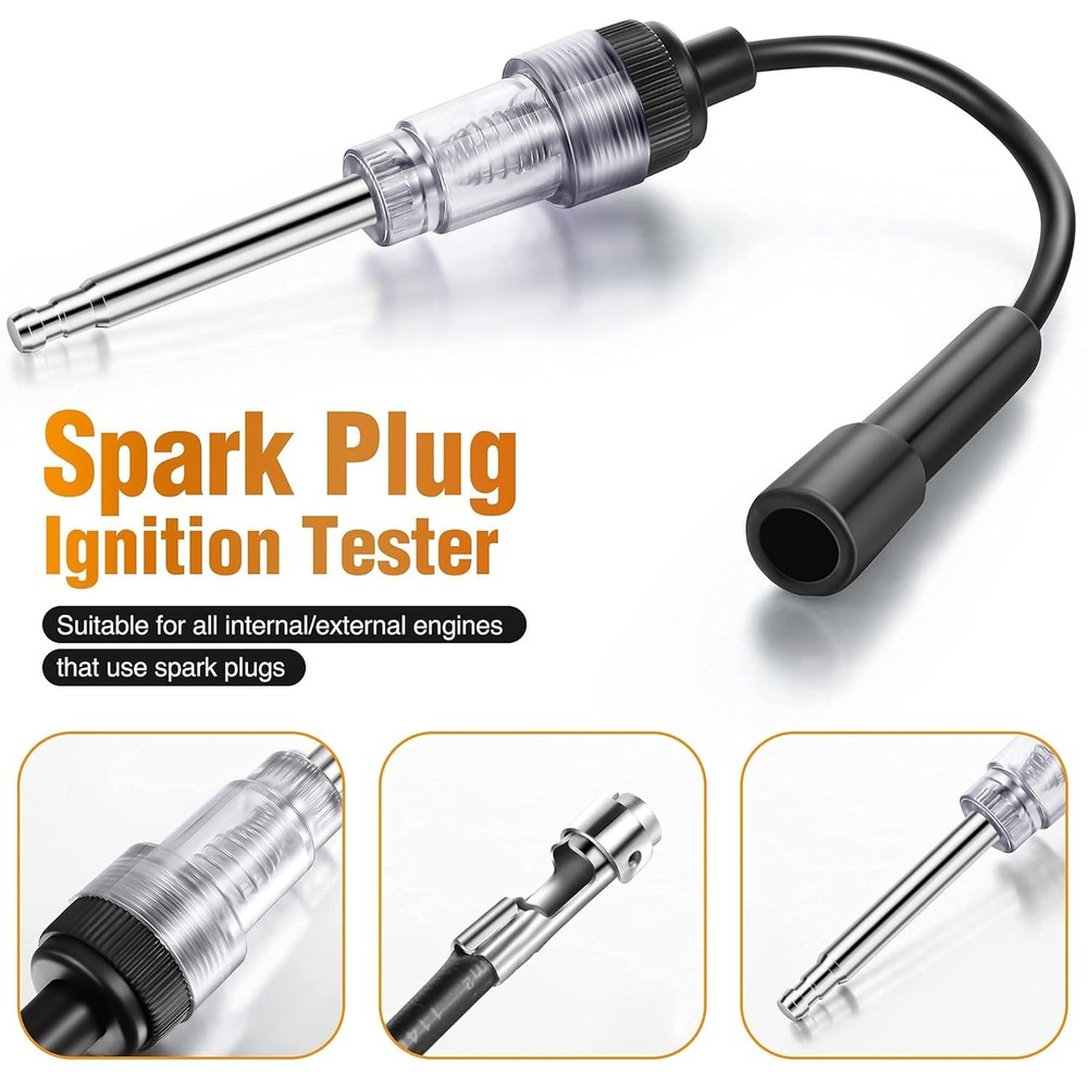 Car Compression Tester Kit with Spark Plug Tester
