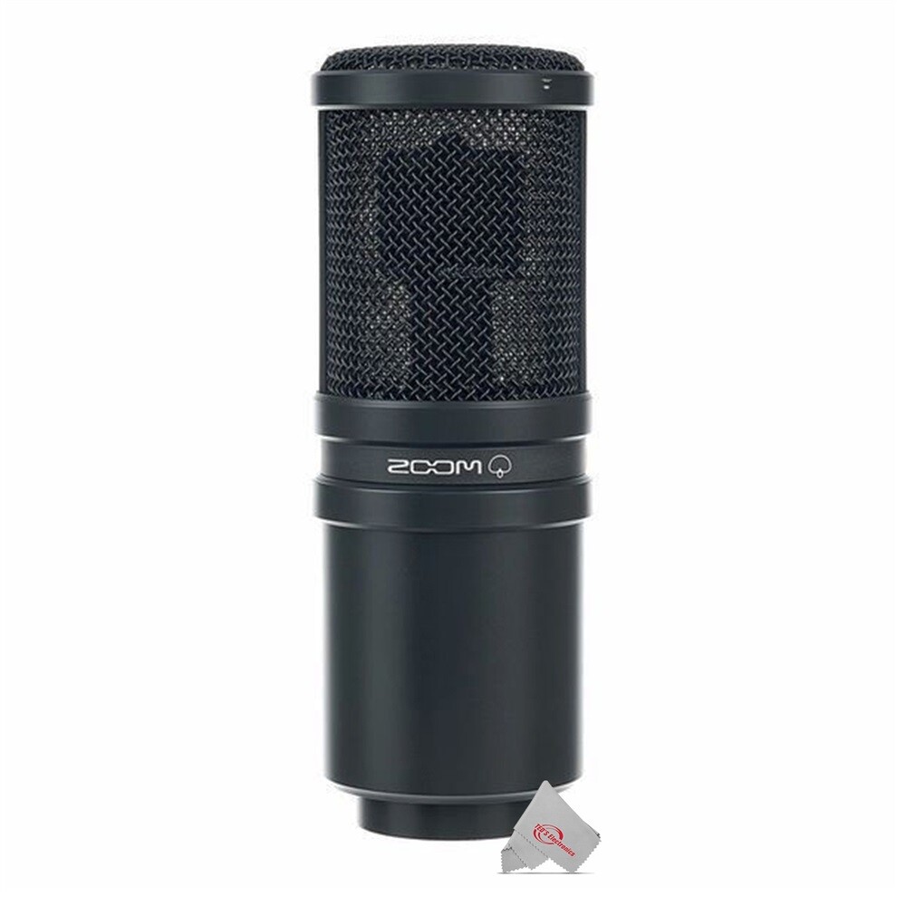 Zoom ZDM-1 Dynamic Microphone Optimized with Tabletop Tripod Microphone Stand