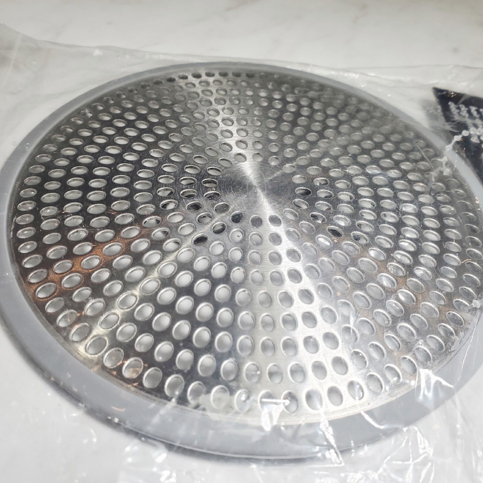 OXO Good Grips Shower Stall Drain Protector Stainless Steel Silicone Rim