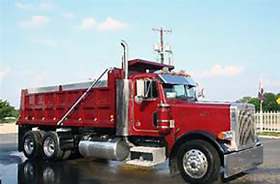 Dump Truck Tarp System 4 Spring Electric Aluminum Complete Flip Tarp WITH TARP